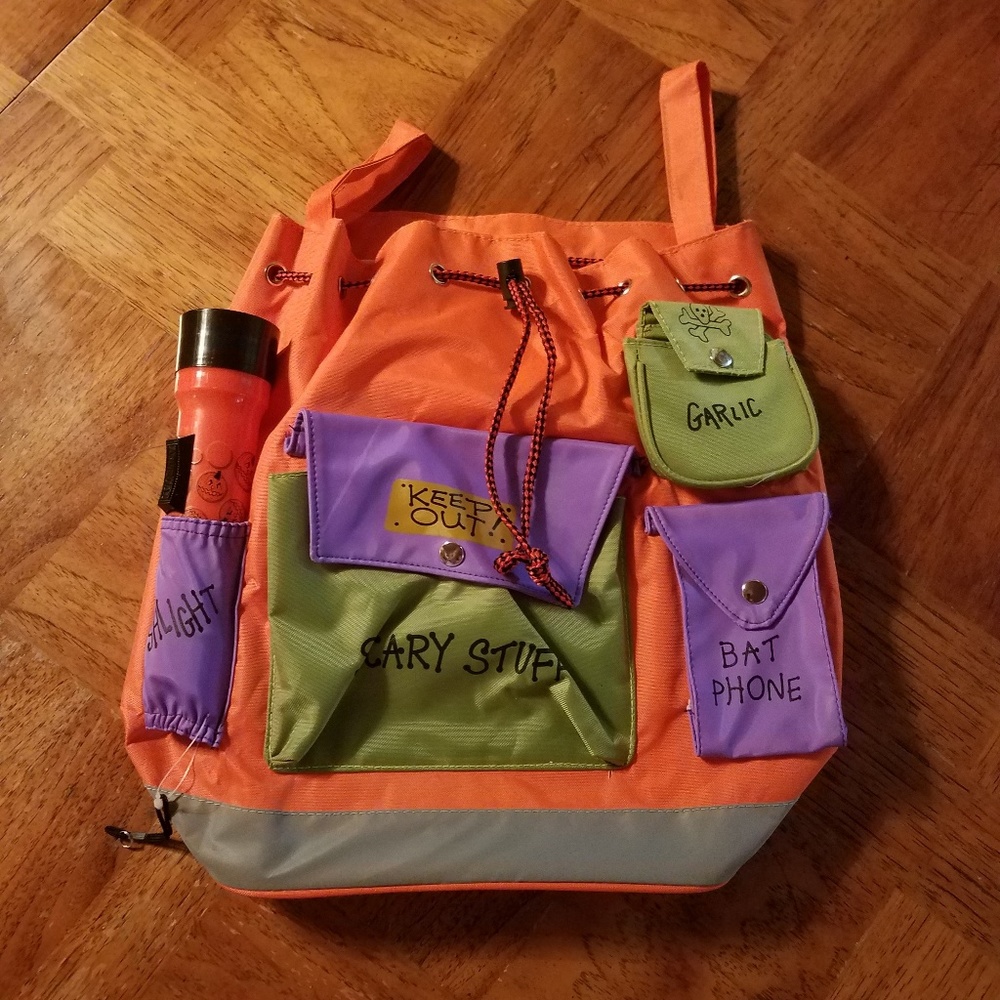 Halloween Backpack with flashlight